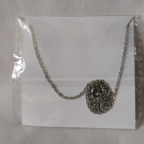 Taylor Swift "Folklore" Silver Tone Metal Chain Necklace with Adjustable Length - Picture 10 of 10